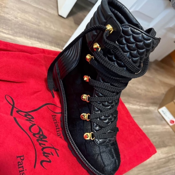 Louboutin Combat Boots - Picture 1 of 4